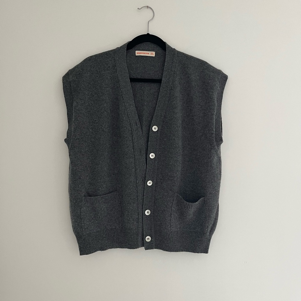 &Daughter Wexford Grey Sweater Vest